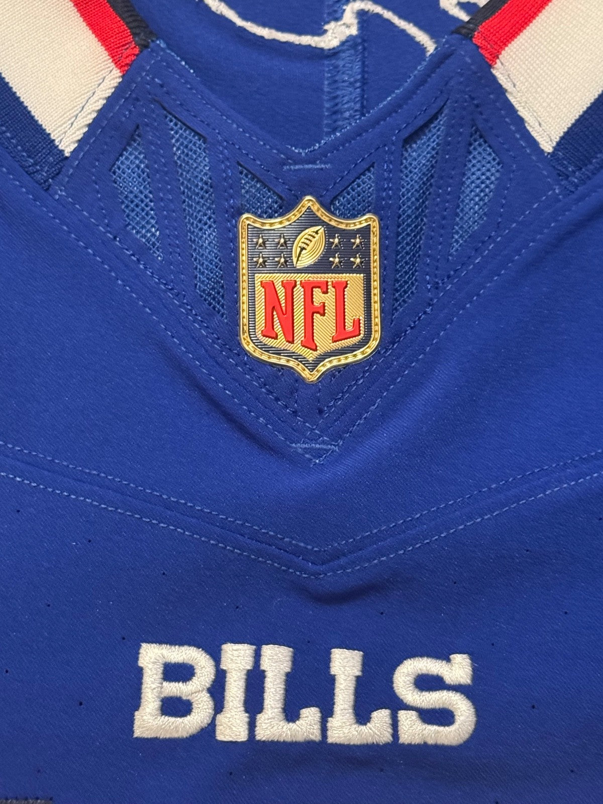 Josh Allen Buffalo Bills Jersey #17 Nike Vapor Fuse Elite Blue Size 48 (XL) NFL