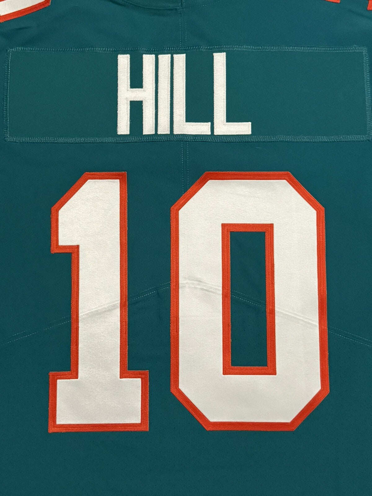 Tyreek Hill Miami Dolphins Jersey #10 Nike Vapor Elite Blue Size 44 (L) NFL