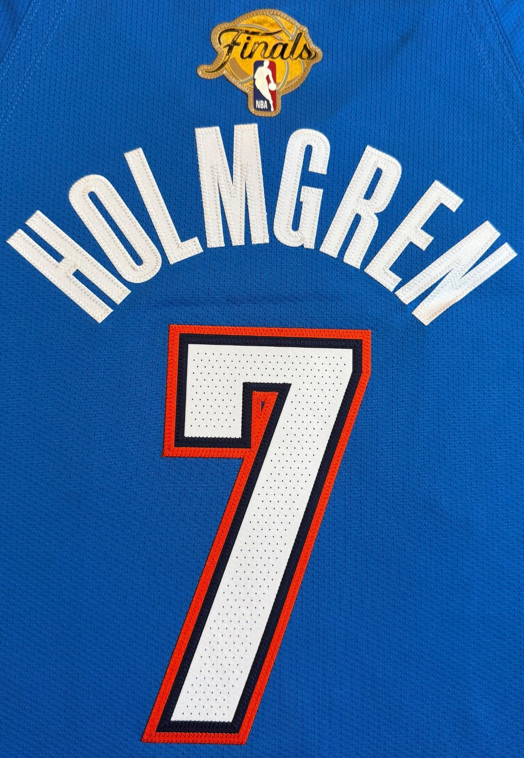 Chet Holmgren Oklahoma City Thunder Jersey #7 Nike ADV Authentic Blue Size 48 (L) NBA