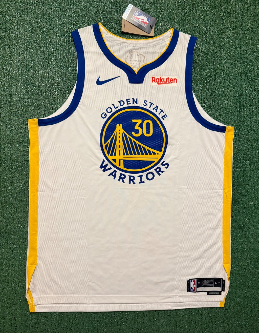 Steph Curry Golden State Warriors Jersey #30 Nike ADV Authentic White Size 52 (XL) NBA