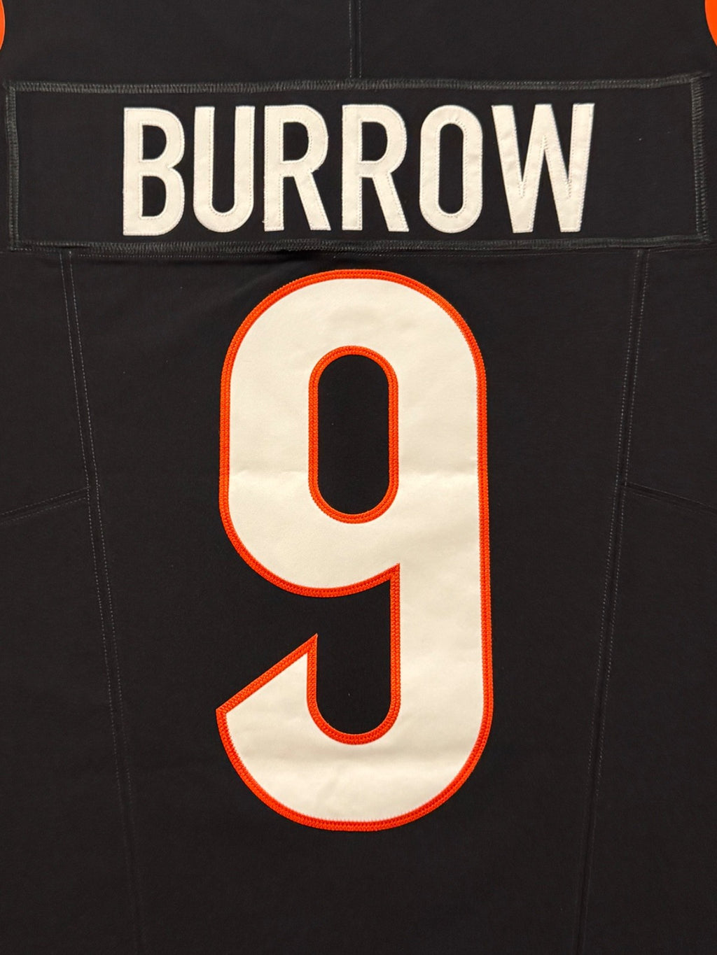Joe Burrow Cincinnati Bengals Jersey #9 Nike Vapor FUSE Elite Black Size 48 (XL) NFL