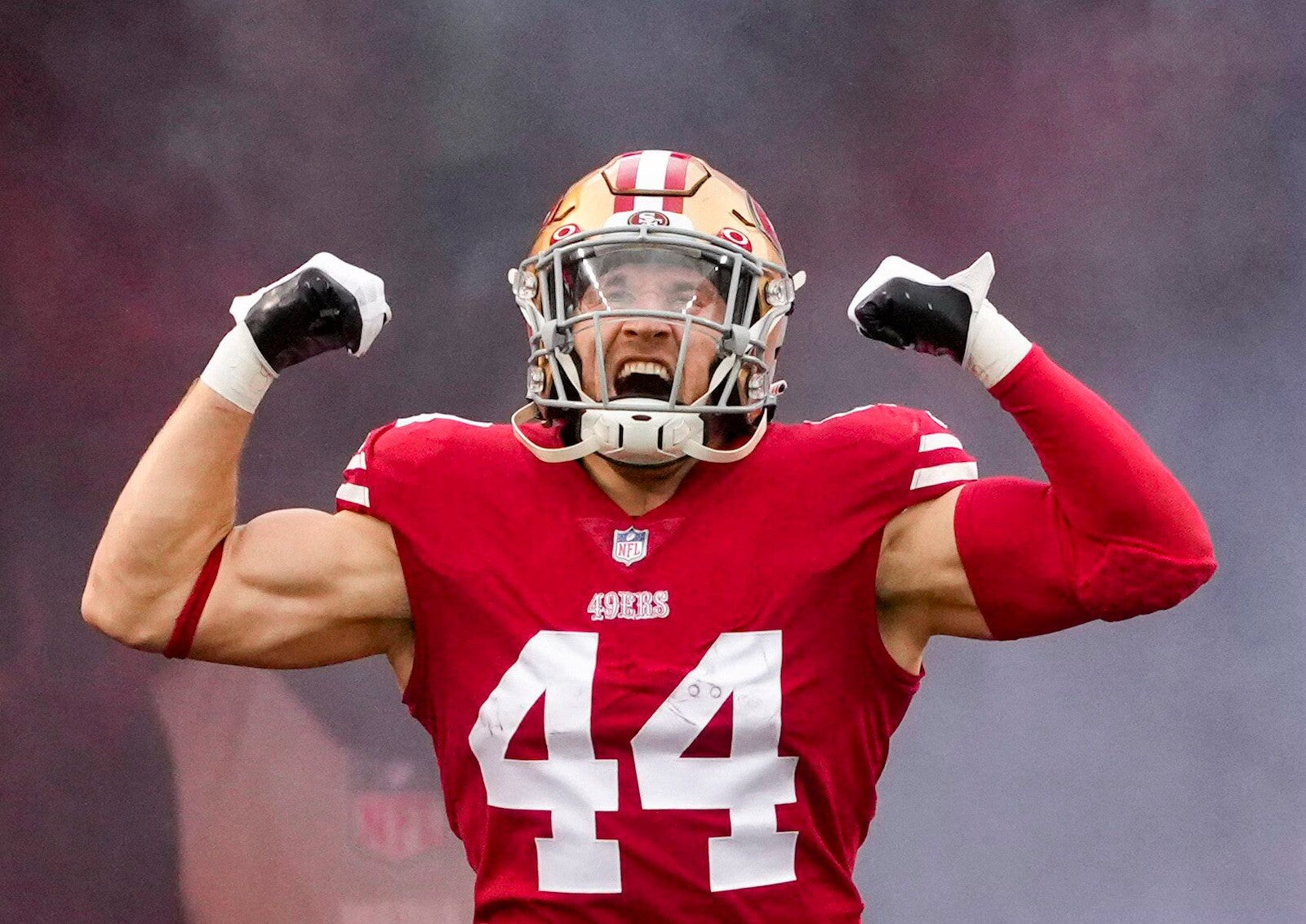 Kyle Jusczcyk San Francisco 49ers
Jersey #44 Nike Vapor Elite red
Size 40 (Medum) NFL