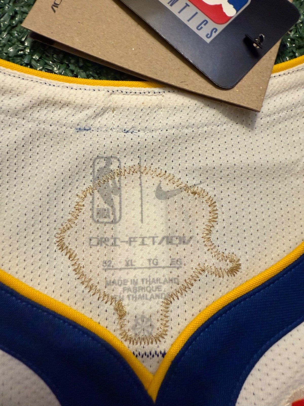 Steph Curry Golden State Warriors Jersey #30 Nike ADV Authentic White Size 52 (XL) NBA