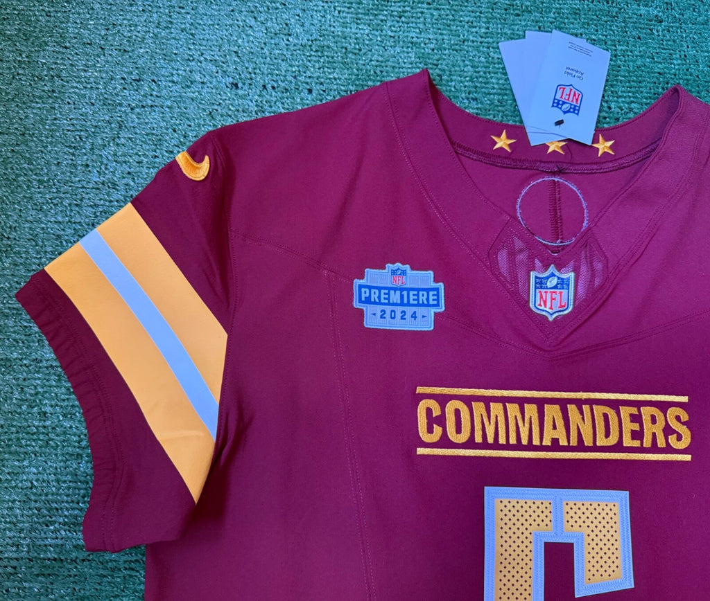 Jayden Daniels Washington Commanders Jersey #5 Nike Vapor Fuse Elite red size 48 (XL) NFL