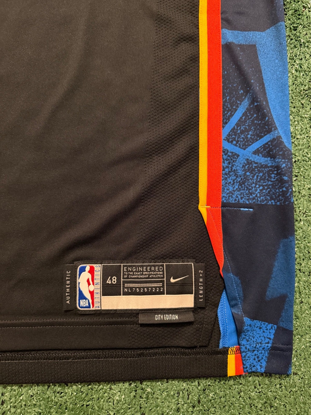 Shai Gilgeous-Alexander Oklahoma City Thunder Jersey #2 Nike ADV Authentic Black Size 48 (L) NBA