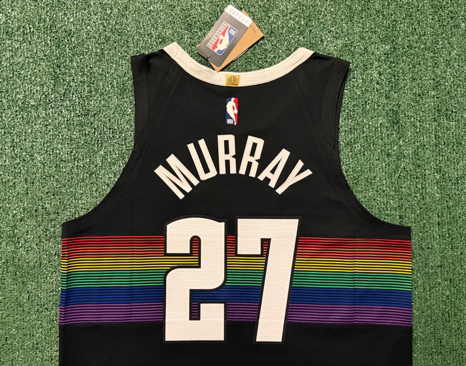 Jamal Murray Denver Nuggets Jersey #27 Nike ADV Authentic Black Size 48 (L) NBA