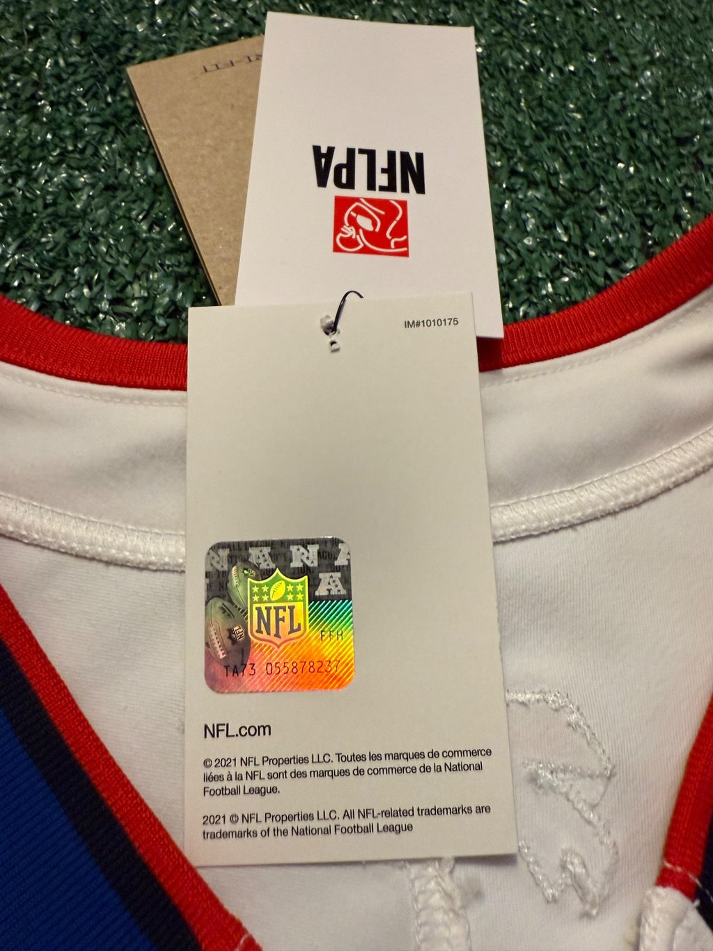 Josh Allen Buffalo Bills Jersey #17 Nike Vapor Fuse Elite White Size 40 (M) NFL