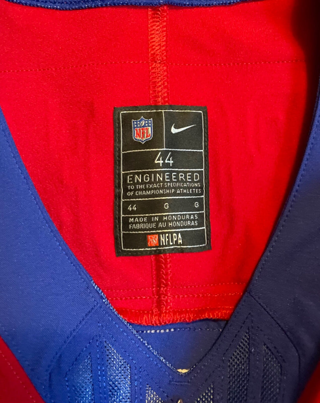 Kayvon Thibodeaux New York Giants Jersey #5 Nike Vapor FUSE Elite Red Size 44 (Large) NFL