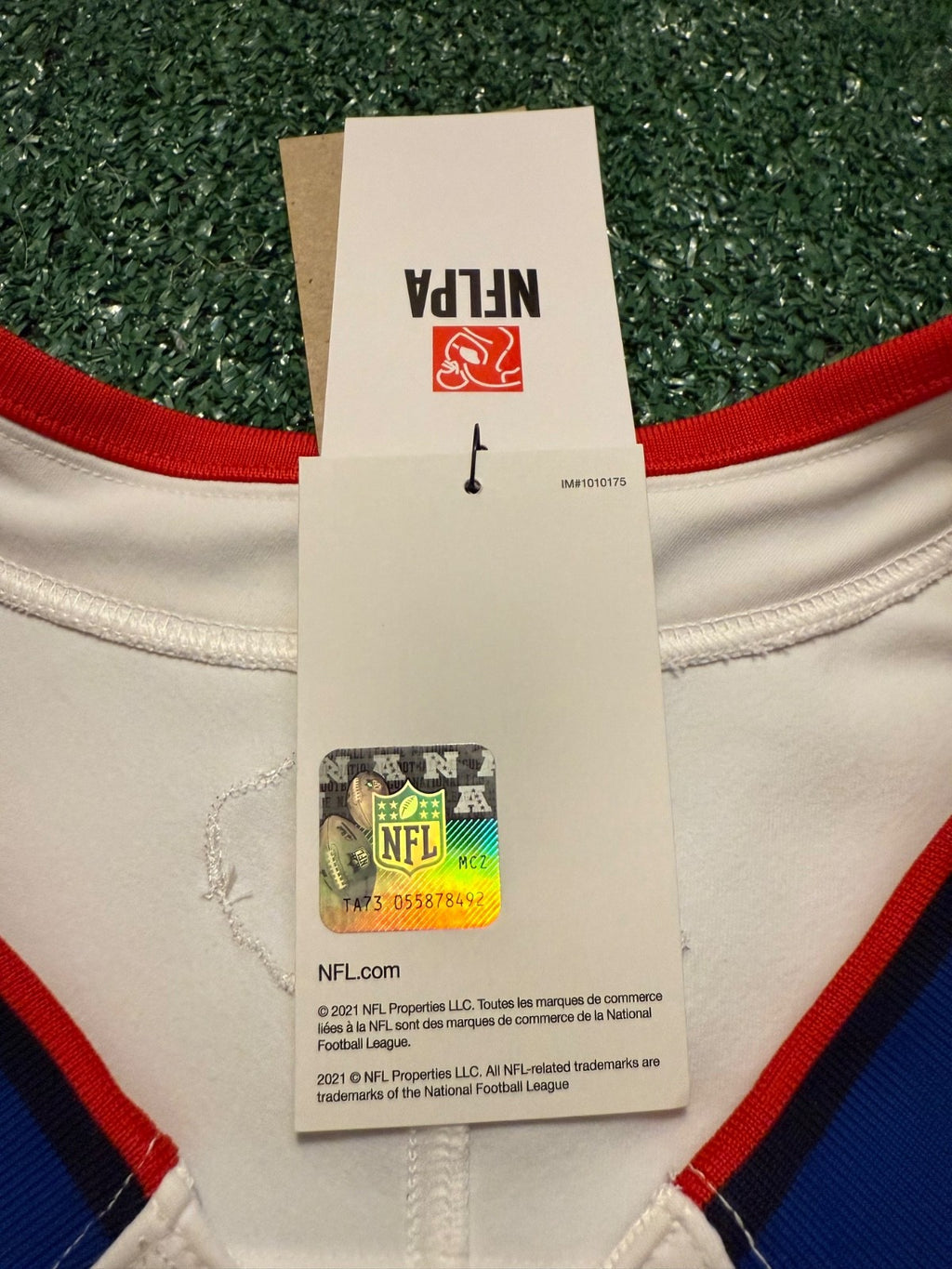 Josh Allen Buffalo Bills Jersey #17 Nike Vapor Fuse Elite White Size 48 (XL) NFL