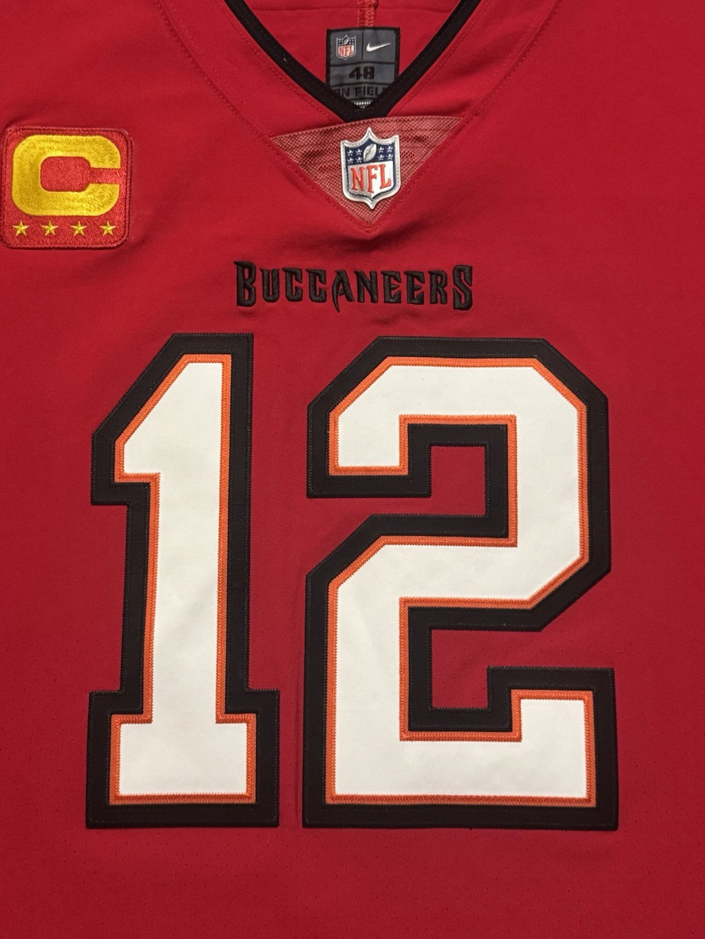 Tom Brady Tampa Bay Buccaneers Jersey #12 Nike Vapor Elite Red size 48 (XL) NFL