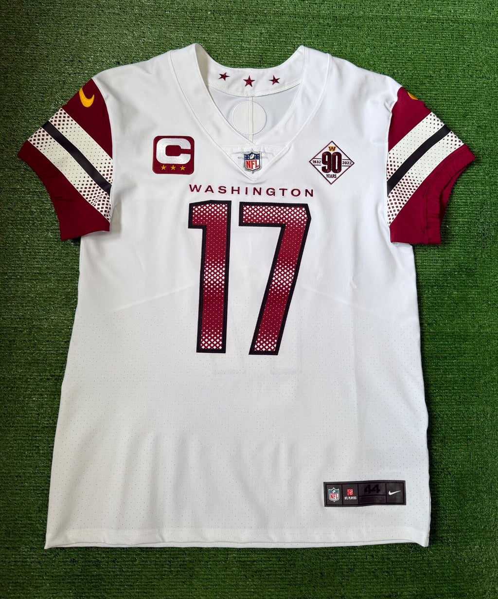 Terry McLaurin Washington Commanders Jersey #17 Nike Vapor Elite White Size 44 (Large) NFL