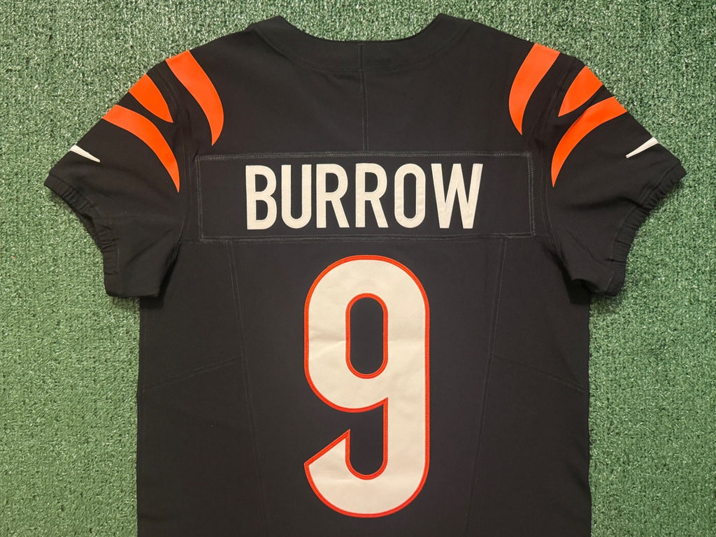 Joe Burrow Cincinnati Bengals Jersey #9 Nike Vapor FUSE Elite Black Size 40 (M) NFL