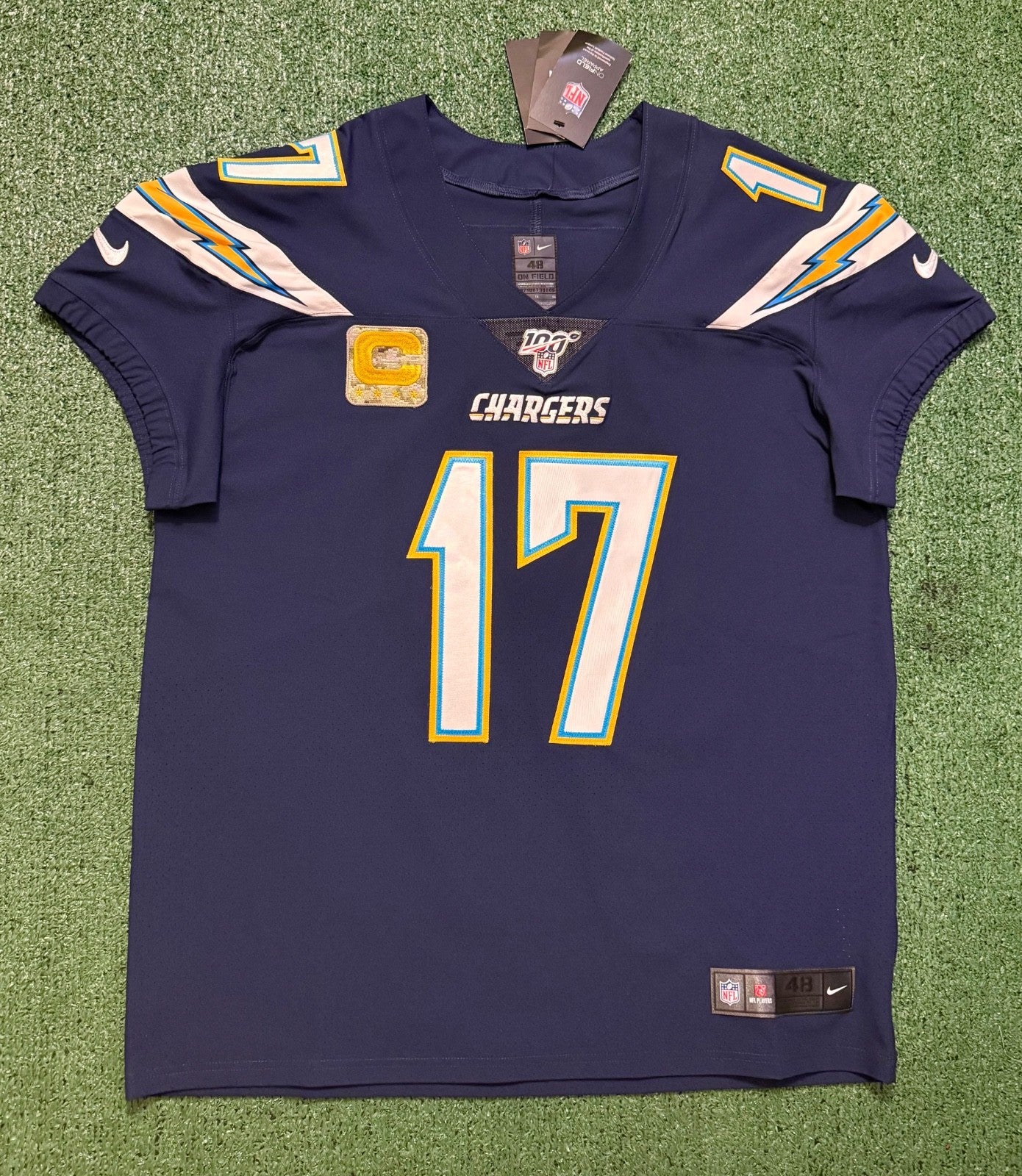 Philip Rivers Los Angeles Chargers Jersey #17 Nike Vapor Elite Navy Size 48 (XL) NFL