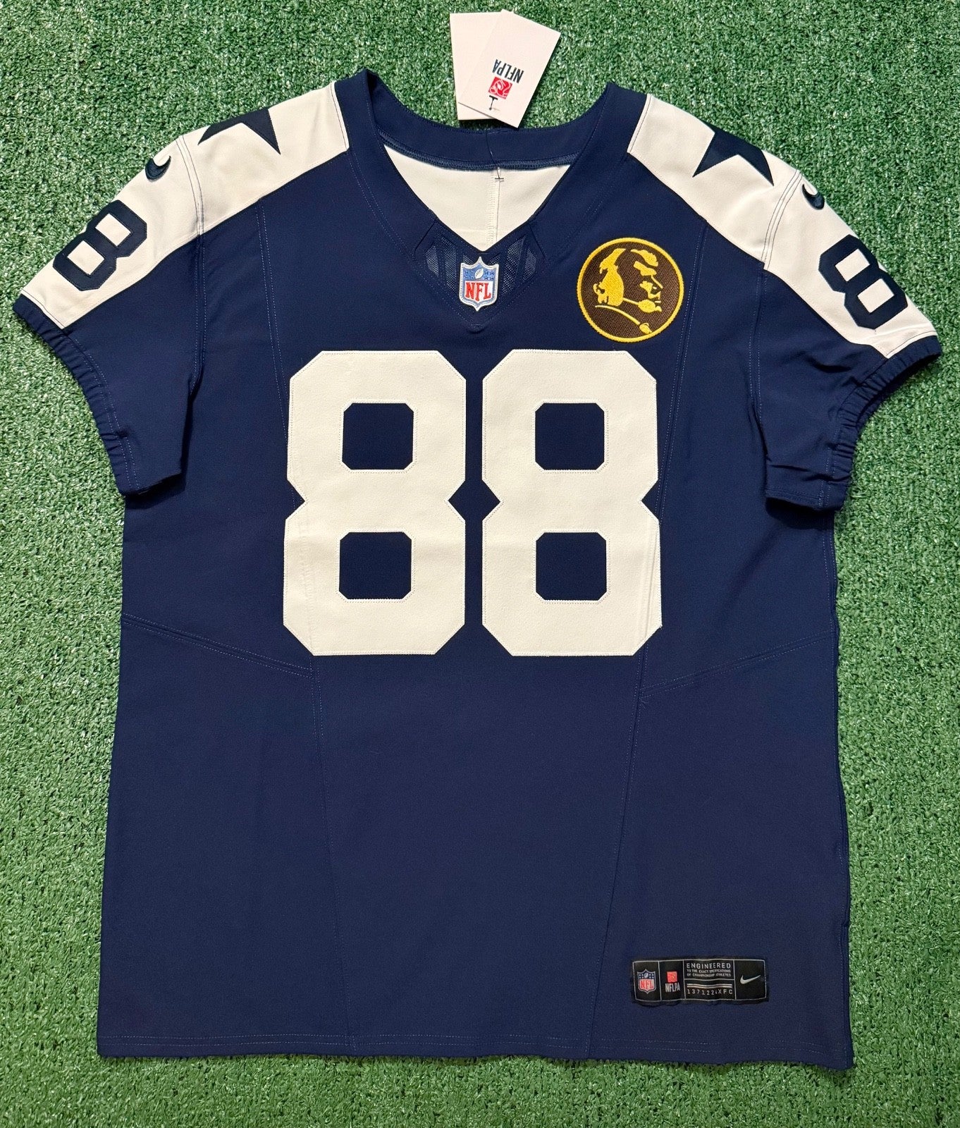 Ceedee Lamb Dallas Cowboys jersey #88 Nike Vapor FUSE Elite Navy size 44 (Large) NFL