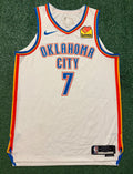 Chet Holmgren Oklahoma City Thunder Jersey #7 Nike ADV Authentic White Size 48 (L) NBA