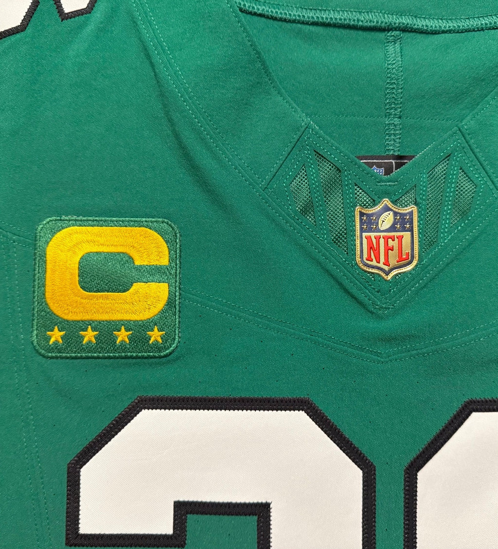 Saquon Barkley Philadelphia Eagles Jersey #26 Nike Vapor FUSE Elite Kelly Green Size 40 (Medium) NFL
