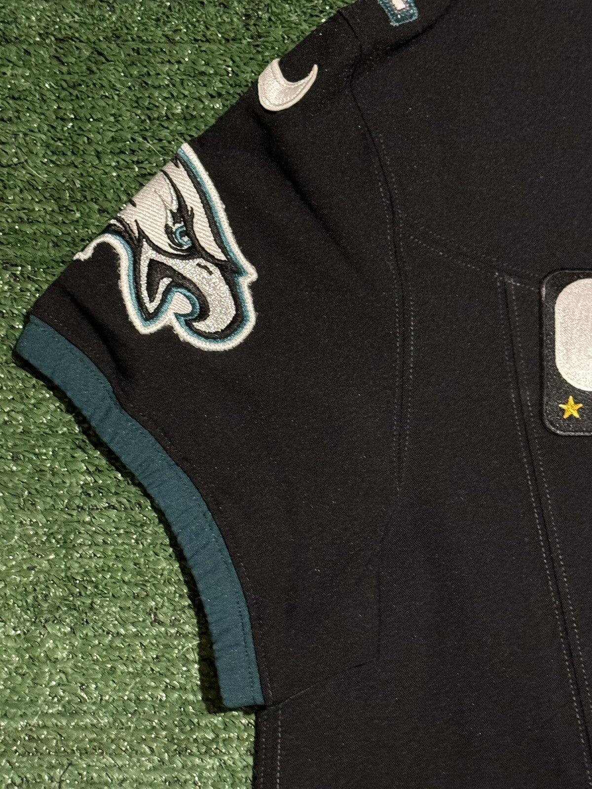 Jalen Hurts Philadelphia Eagles Jersey #1 Nike Vapor FUSE Elite Black size 40 (Medium) NFL