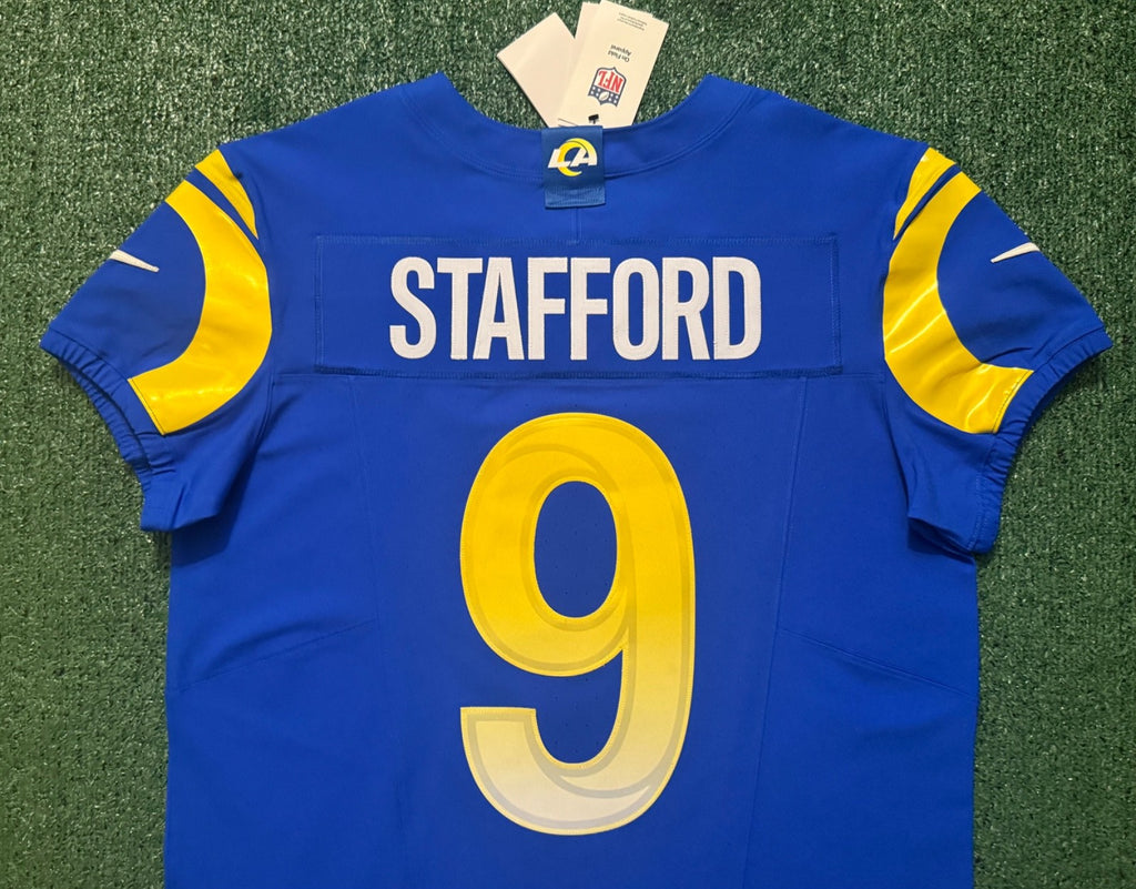 Matthew Stafford Los Angeles Rams Jersey #9 Nike Vapor FUSE Elite blue Size 44 (Large) NFL
