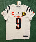 Joe Burrow Cincinnati Bengals Jersey #9 Nike Vapor FUSE Elite White Size 40 (M) NFL