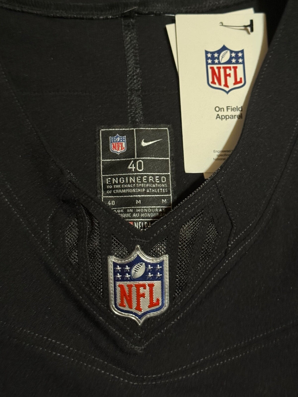 Zay Flowers Baltimore Ravens Jersey #4 Nike Vapor FUSE Elite Black Size 40 (M) NFL