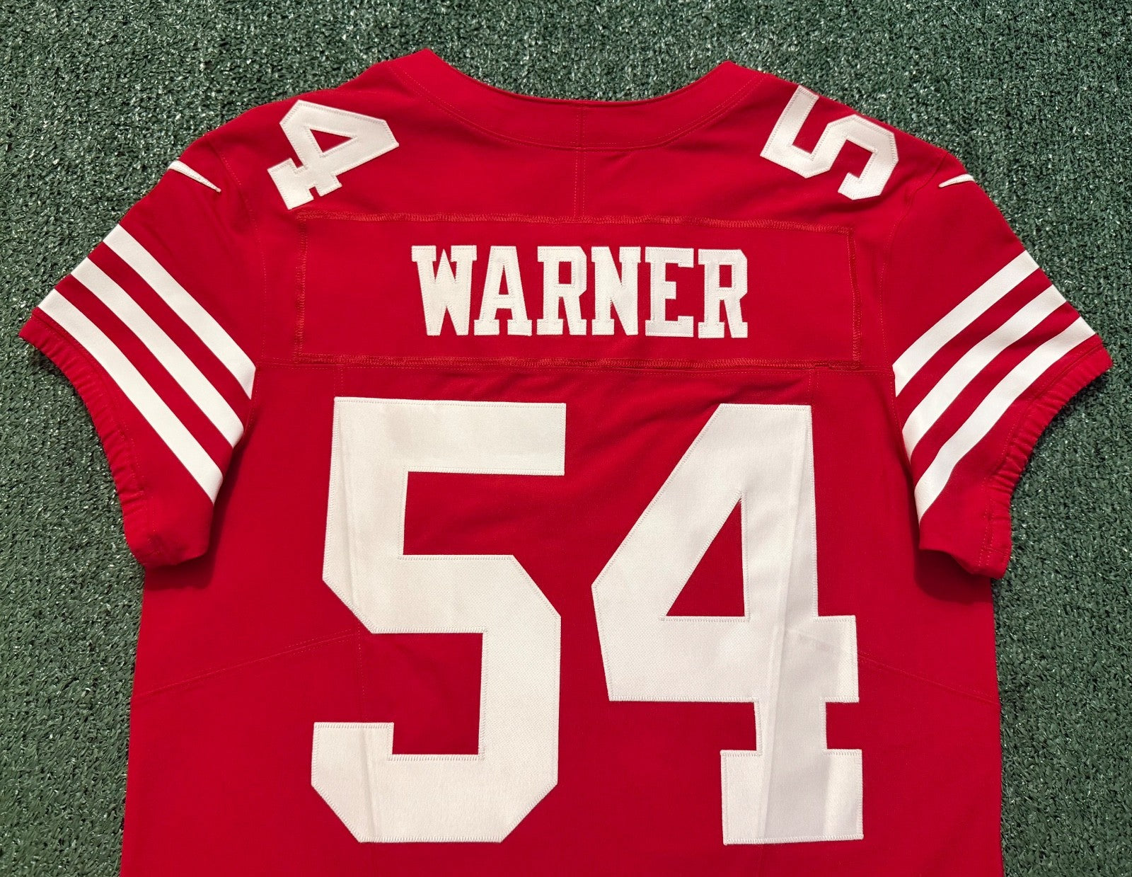 Fred Warner San Francisco 49ers
Jersey #54 Nike Vapor FUSE Elite red Size 44 (Large) NFL