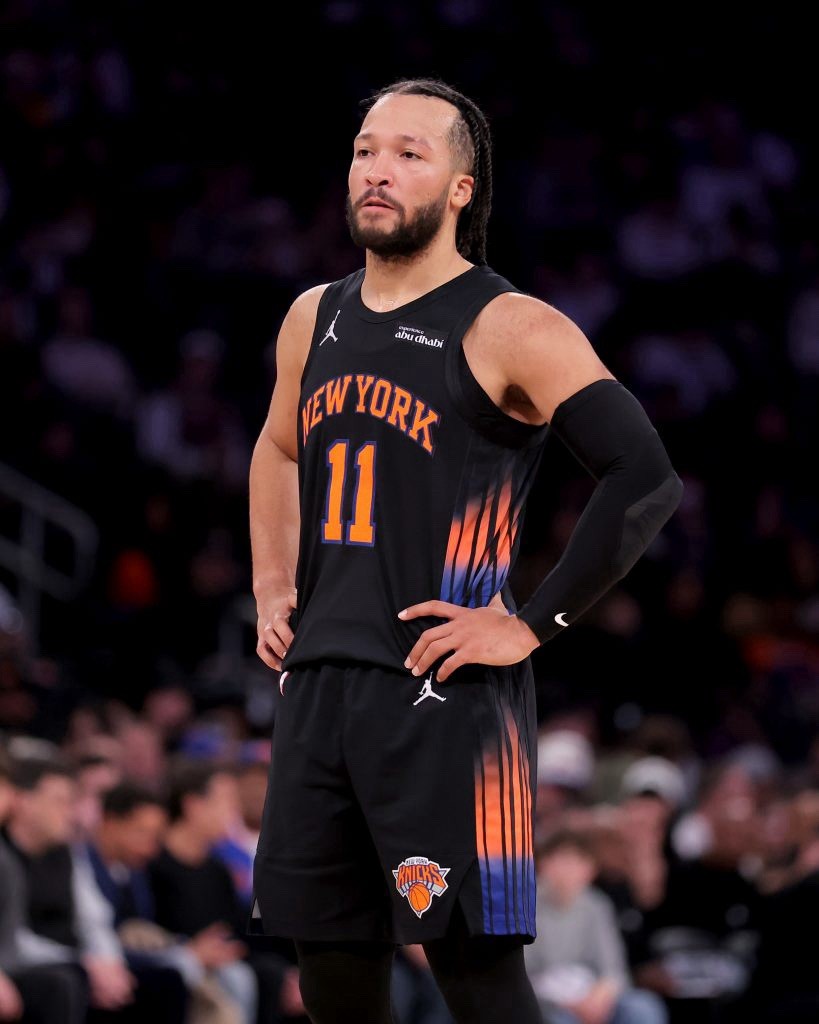 Jalen Brunson New York Knicks Jersey #11 Nike ADV Authentic Black Size 52 (XL) NBA