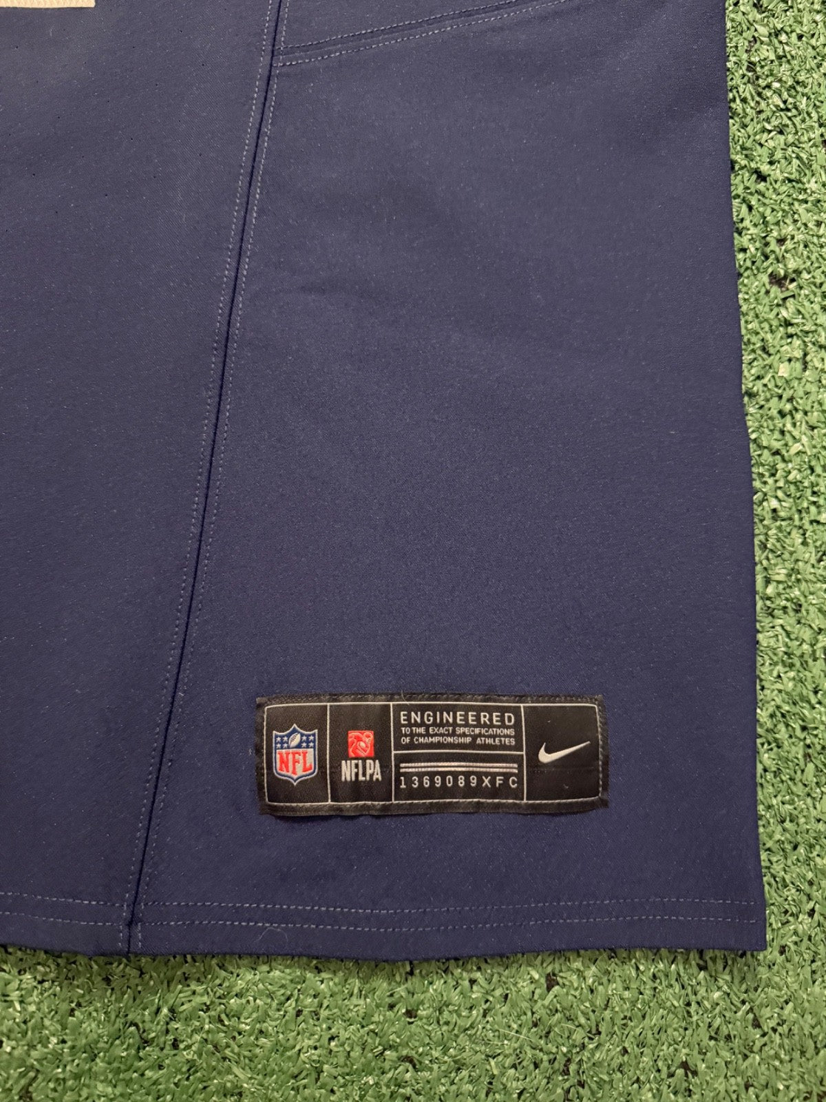 Dak Prescott Dallas Cowboys Jersey #4 Nike Vapor Fuse Elite Navy Size 44 (Large) NFL