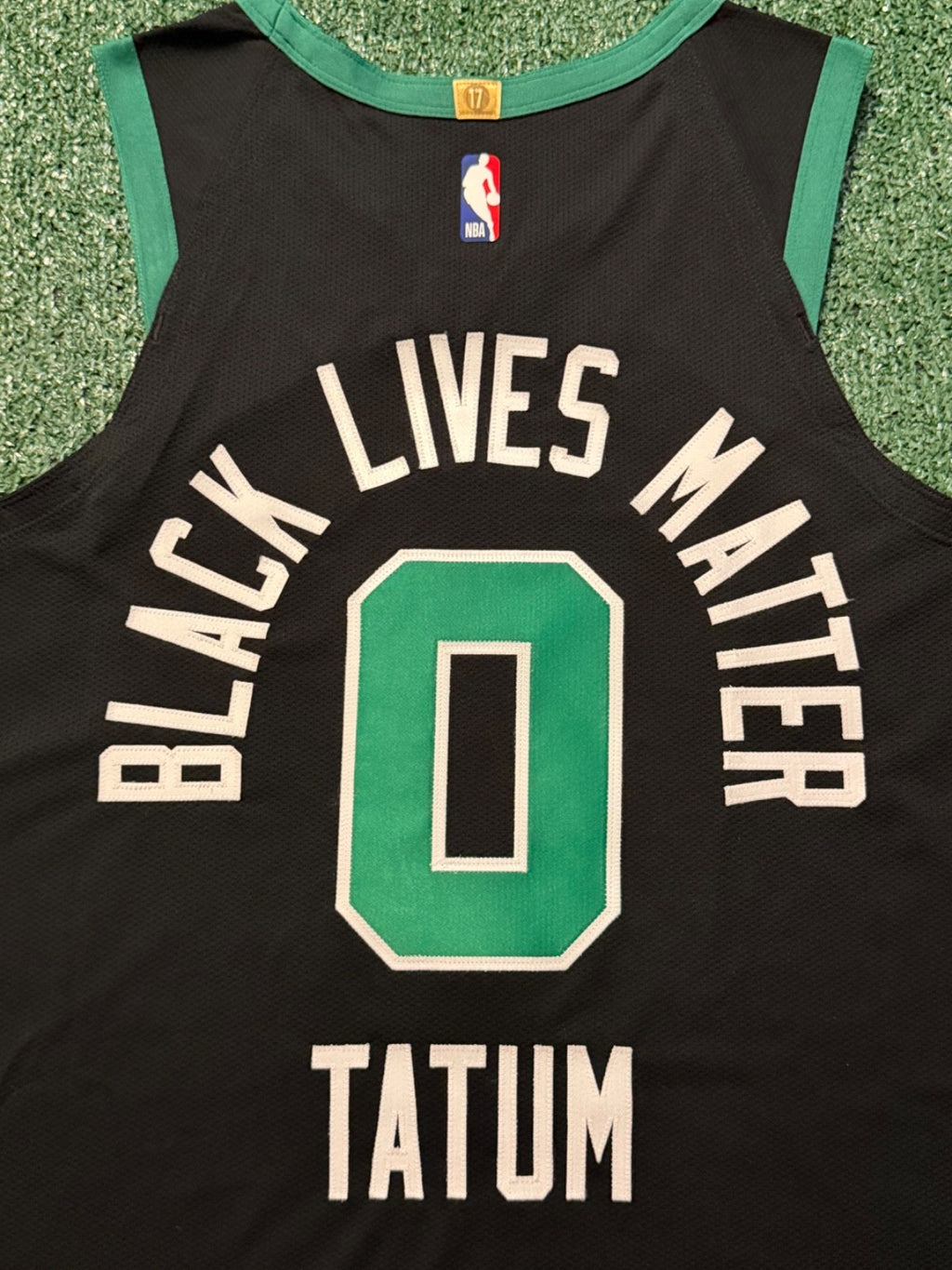 Jayson Tatum Boston Celtics Jersey #0 Nike VaporKnit Authentic Black Size 44 (M) NBA