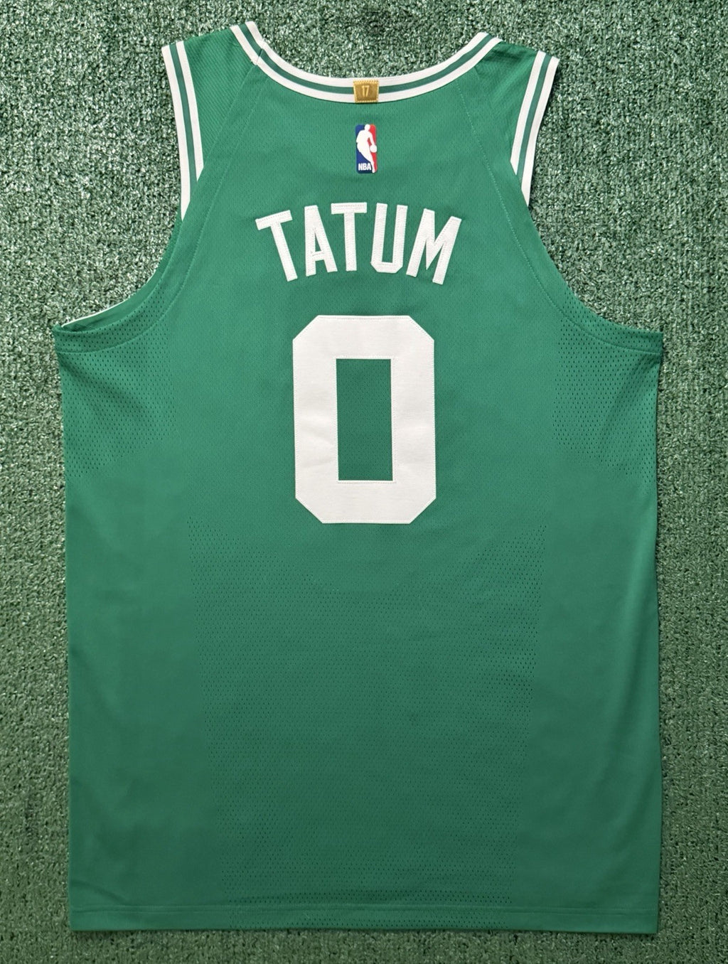 Jayson Tatum Boston Celtics Jersey #0 Nike Aeroswift Authentic Green Size 48 (Large) NBA