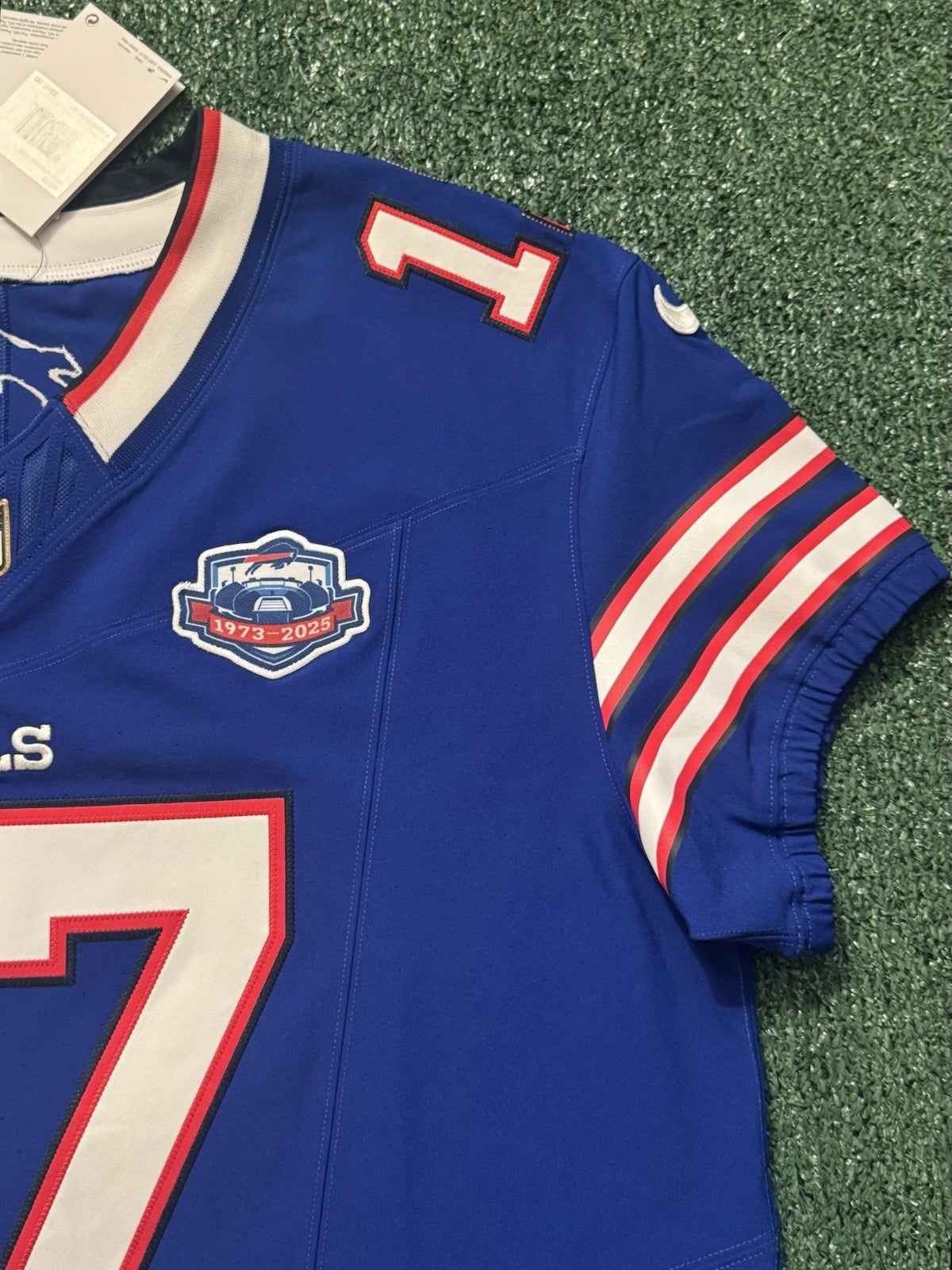 Josh Allen Buffalo Bills Jersey #17 Nike Vapor Fuse Elite Blue Size 48 (XL) NFL