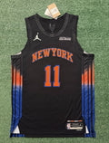 Jalen Brunson New York Knicks Jersey #11 Nike ADV Authentic Black Size 48 (L) NBA