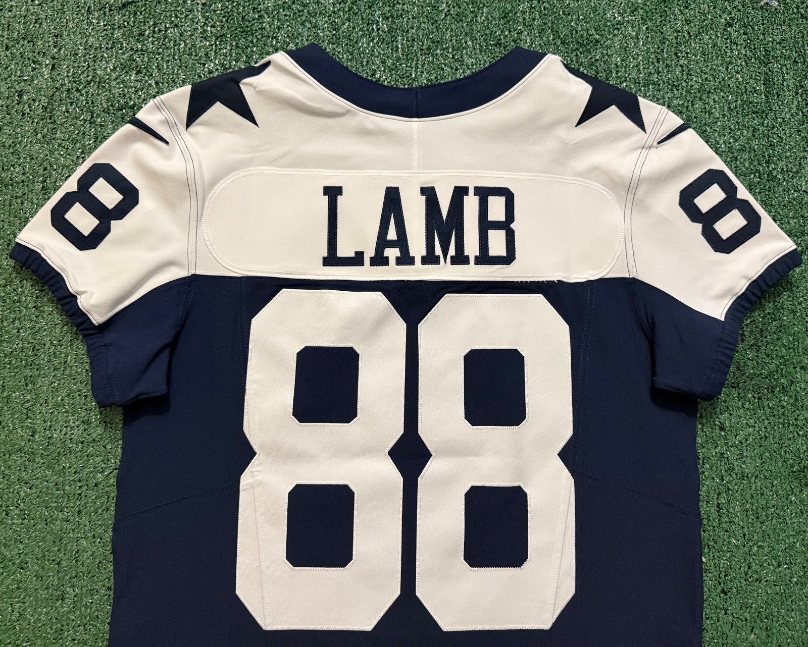 Ceedee Lamb Dallas Cowboys jersey #88 Nike Vapor FUSE Elite Navy size 40 (Medium) NFL