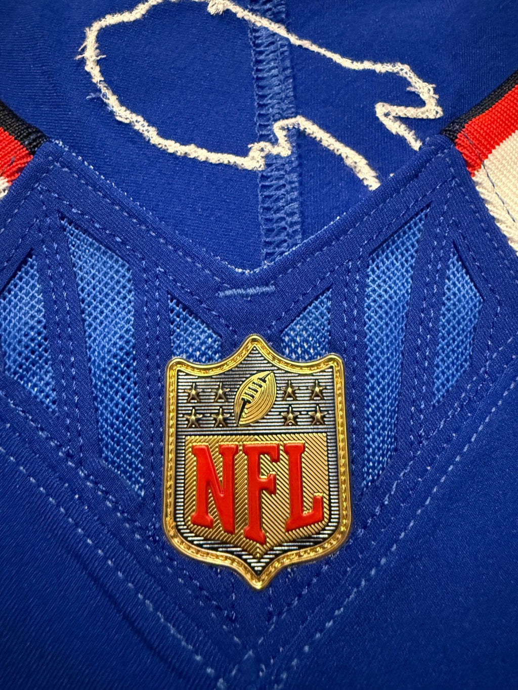 Josh Allen Buffalo Bills Jersey #17 Nike Vapor Fuse Elite Blue Size 48 (XL) NFL