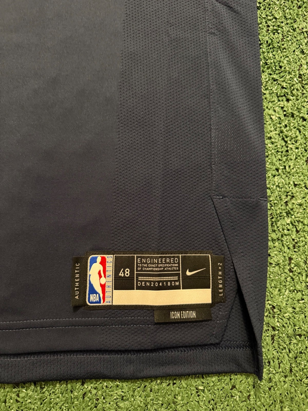 Nikola Jokic Denver Nuggets Jersey #15 Nike ADV Authentic Navy Size 48 (L) NBA