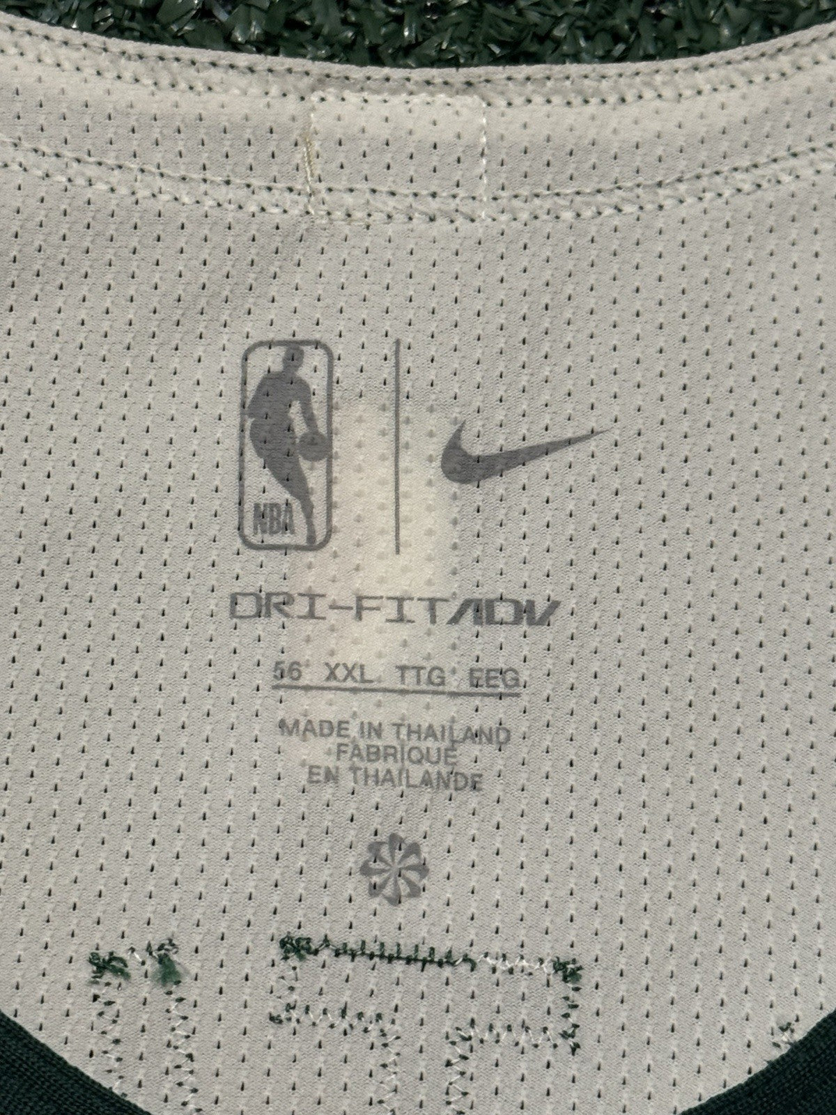 Jayson Tatum Boston Celtics Jersey #0 Nike ADV Authentic White Size 56 (XXL) NBA