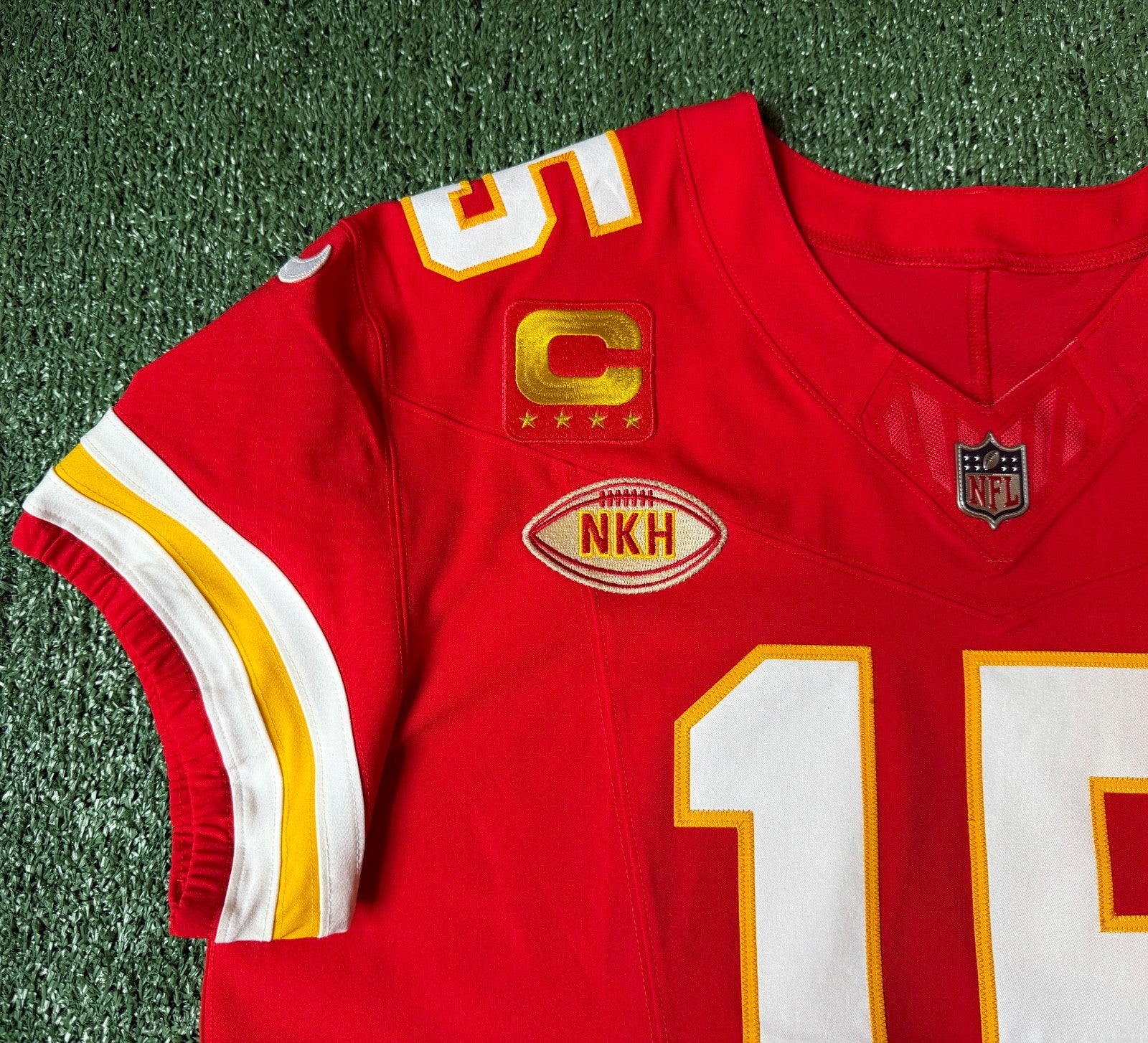 Patrick Mahomes Kansas City Chiefs Jersey #15 Nike Vapor FUSE Elite Red Size 48 (XL) NFL