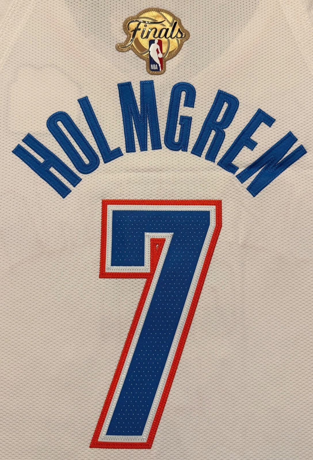 Chet Holmgren Oklahoma City Thunder Jersey #7 Nike ADV Authentic White Size 52 (XL) NBA