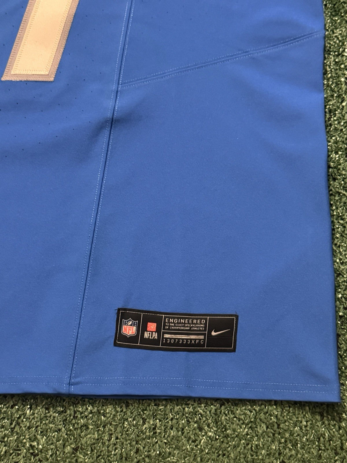 Aidan Hutchinson Detroit Lions Jersey #97 Nike Vapor FUSE Elite Blue size 48 (XL) NFL