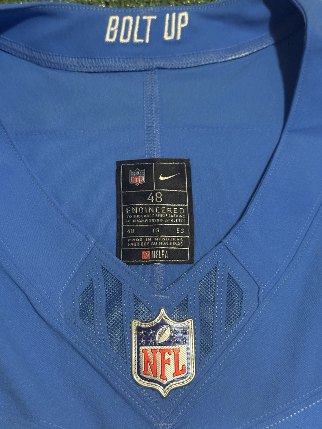 Justin Herbert Los Angeles Chargers Jersey #10 Nike Vapor Fuse Elite Blue Size 48 (XL) NFL