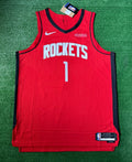 Amen Thompson Houston Rockets Jersey #1 Nike ADV Authentic Red Size 52 (XL) NBA
