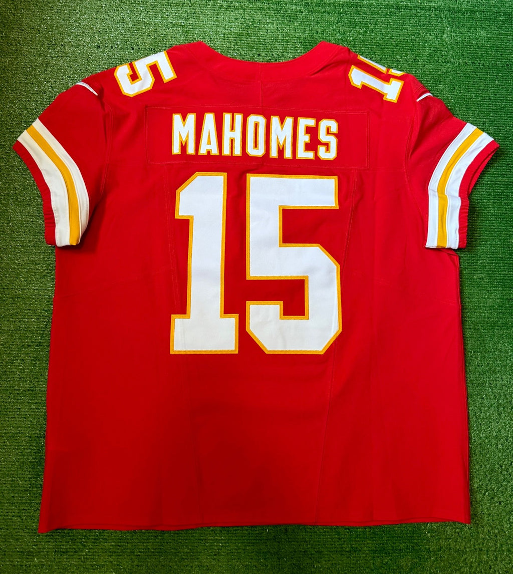 Patrick Mahomes Kansas City Chiefs Jersey #15 Nike Vapor FUSE Elite Red Size 52 (XXL) NFL