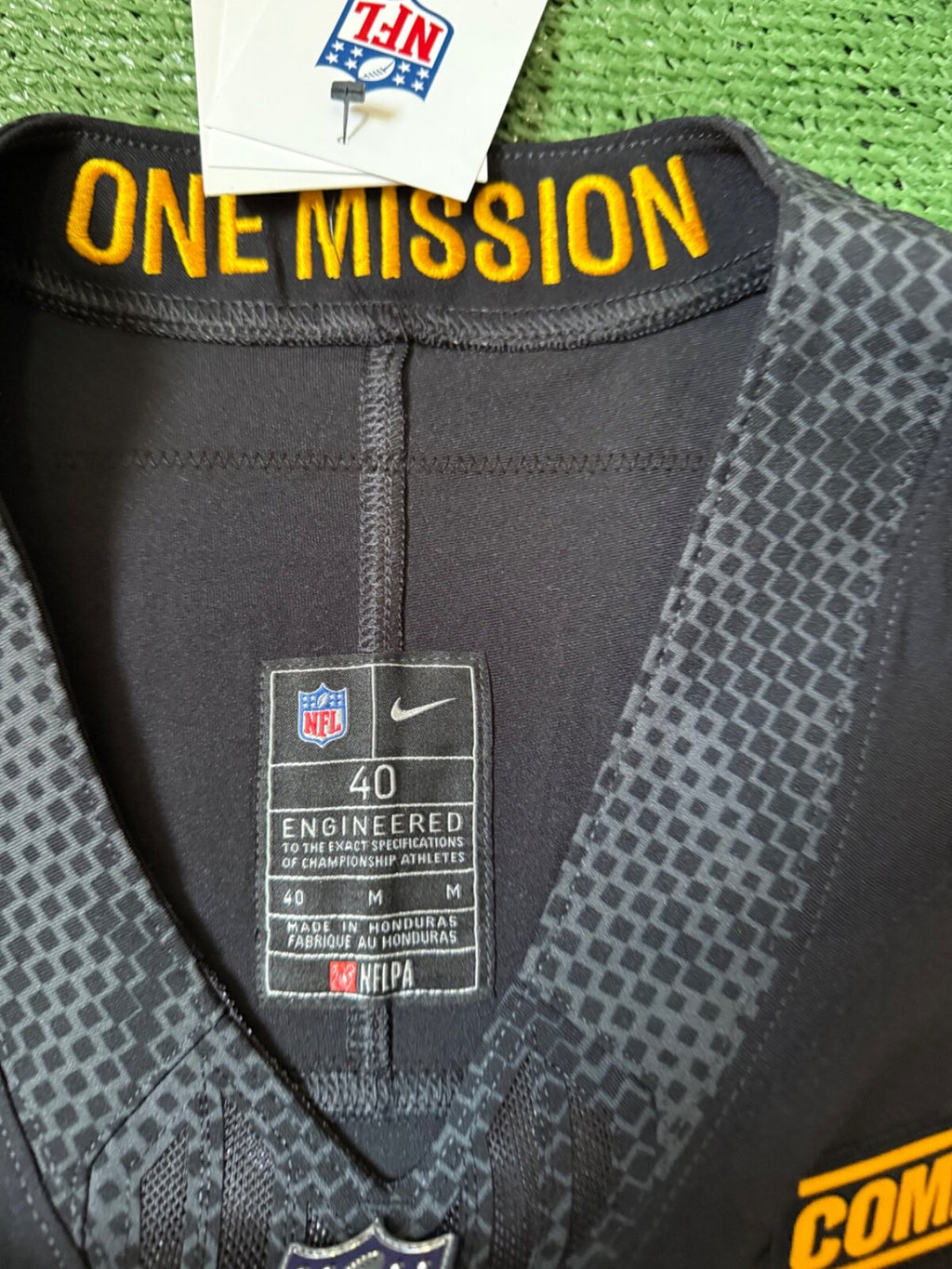 Jayden Daniels Washington Commanders Jersey #5 Nike Vapor FUSE Elite Black Size 40 (Medium) NFL
