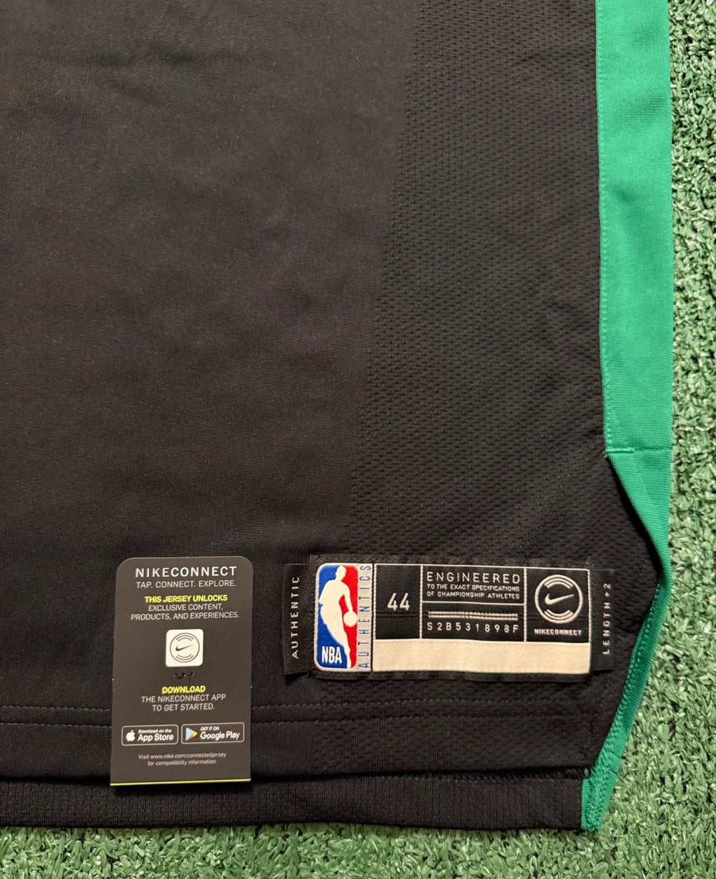 Jaylen Brown Boston Celtics Jersey #7 Nike Vaporknit Authentic Black Size 44 (Medium) NBA