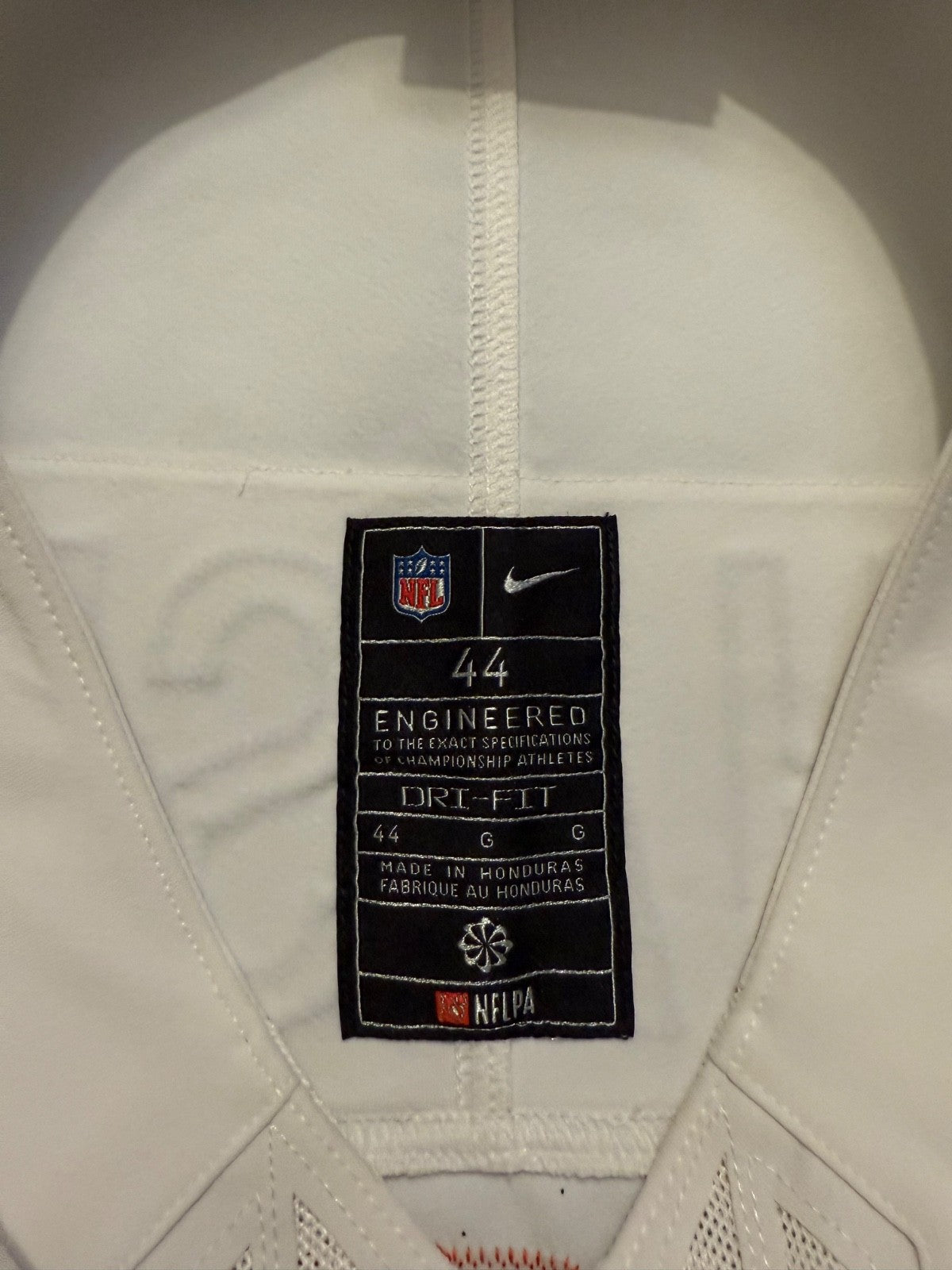Ja'Marr Chase Cincinnati Bengals Jersey #1 Nike Vapor Fuse Elite White Size 44 (L) NFL