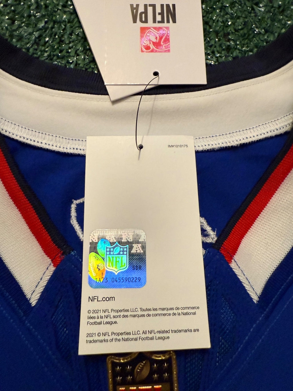 Josh Allen Buffalo Bills Jersey #17 Nike Vapor Fuse Elite Blue Size 44 (L) NFL