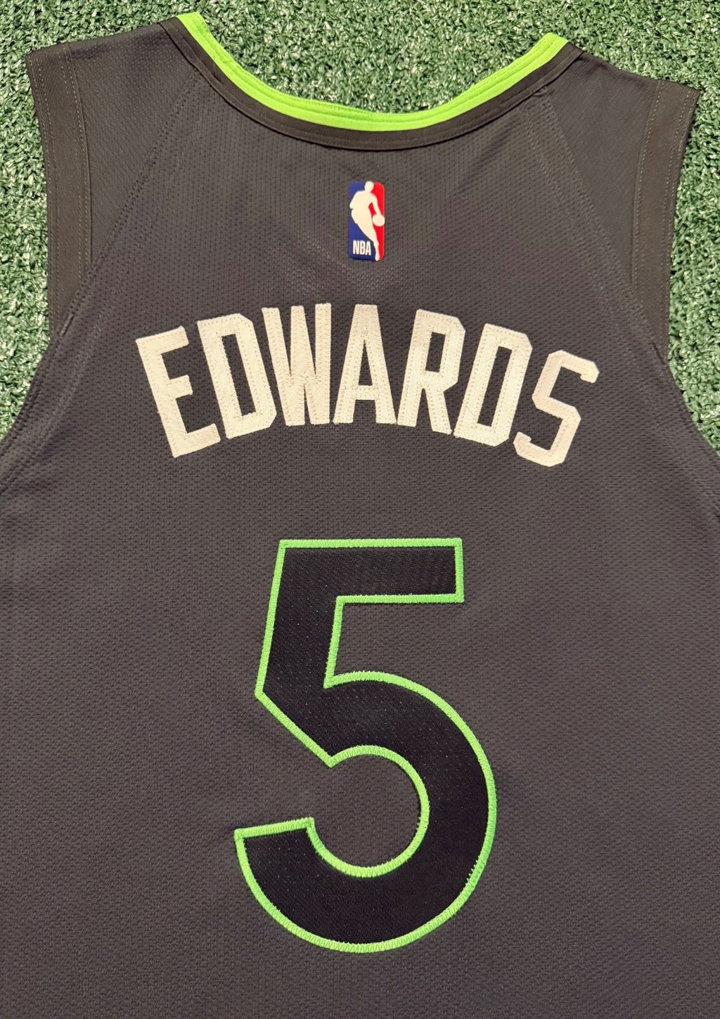 Anthony Edwards Minnesota Timberwolves Jersey #5 Nike ADV Authentic Gray Size 44 (M) NBA