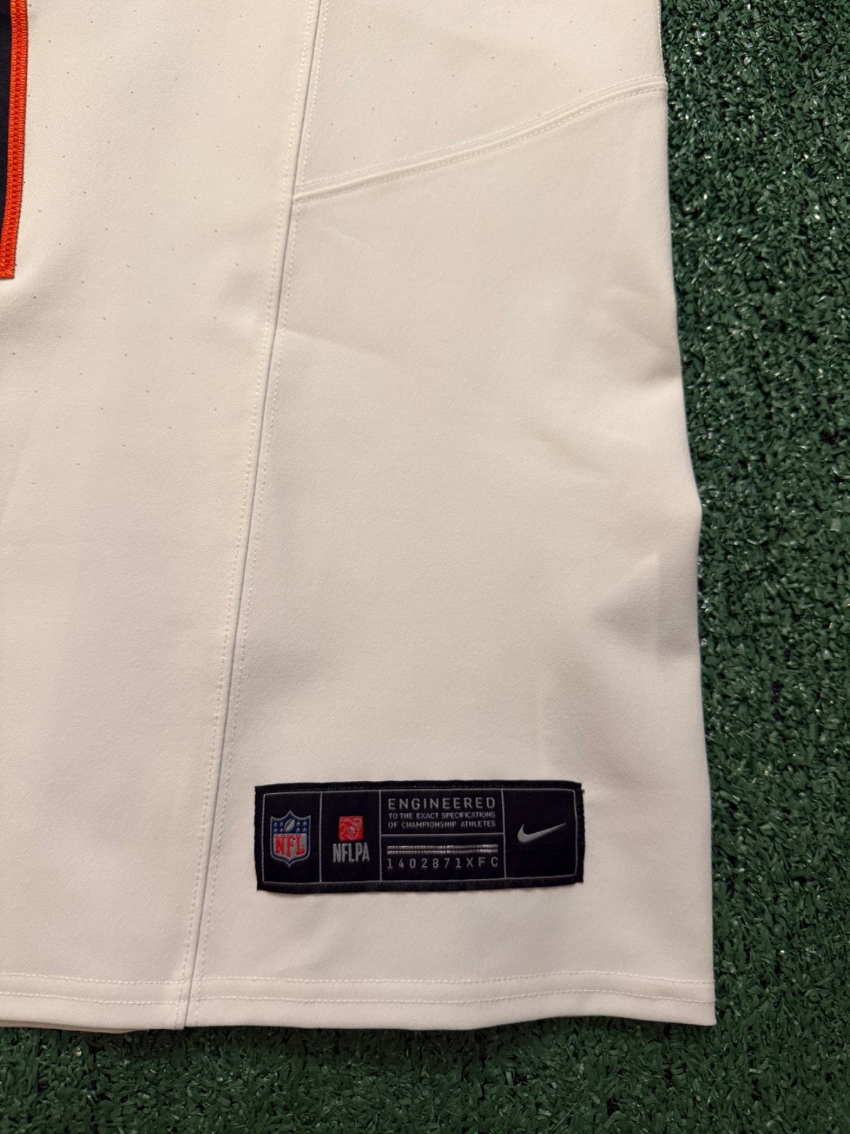 Ja'Marr Chase Cincinnati Bengals Jersey #1 Nike Vapor Fuse Elite White Size 40 (M) NFL