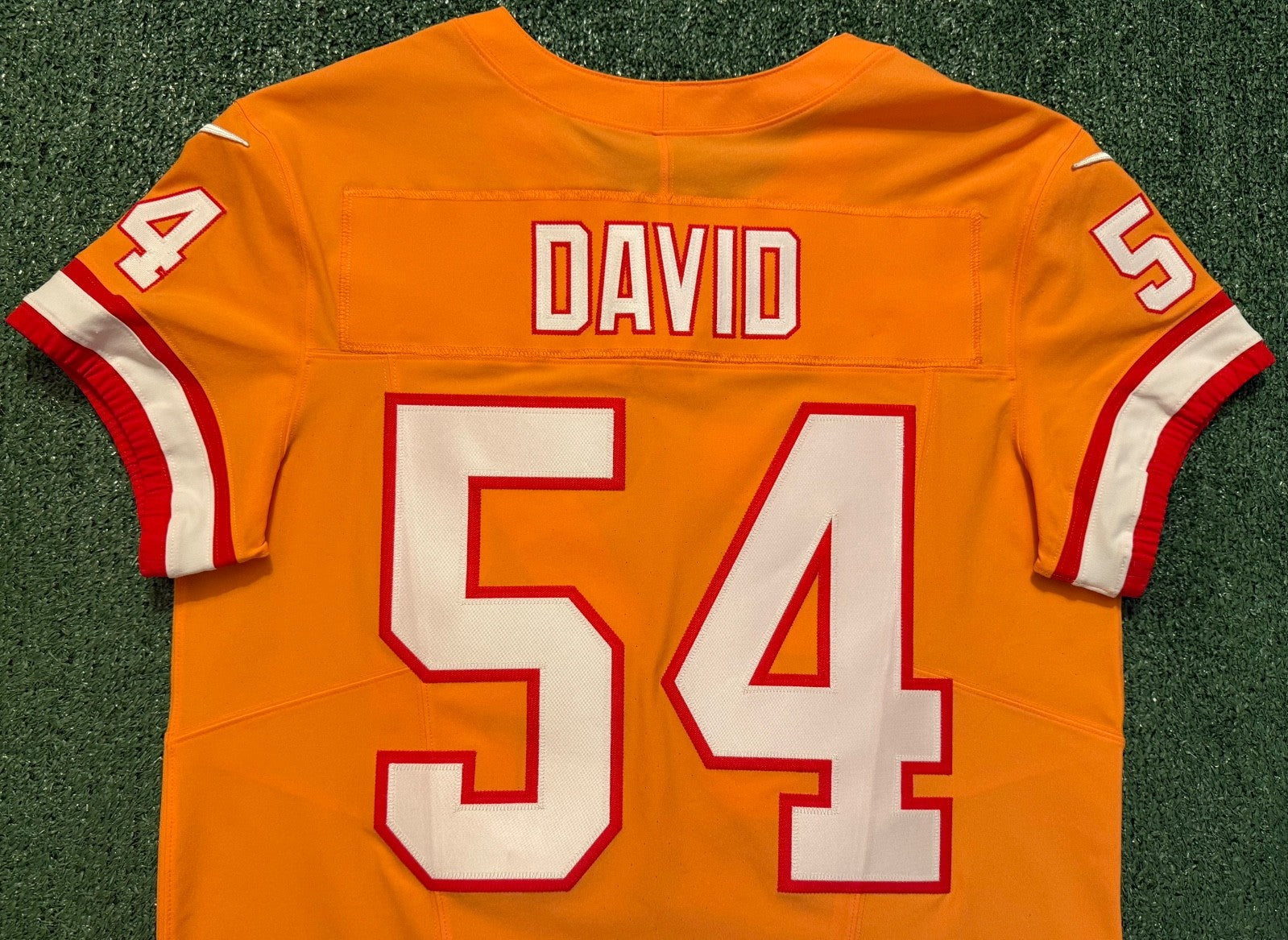 Lavonte David Tampa Bay Buccaneers Jersey #54 Nike Vapor FUSE Elite Orange Creamsicle Size 44 (Large) NFL