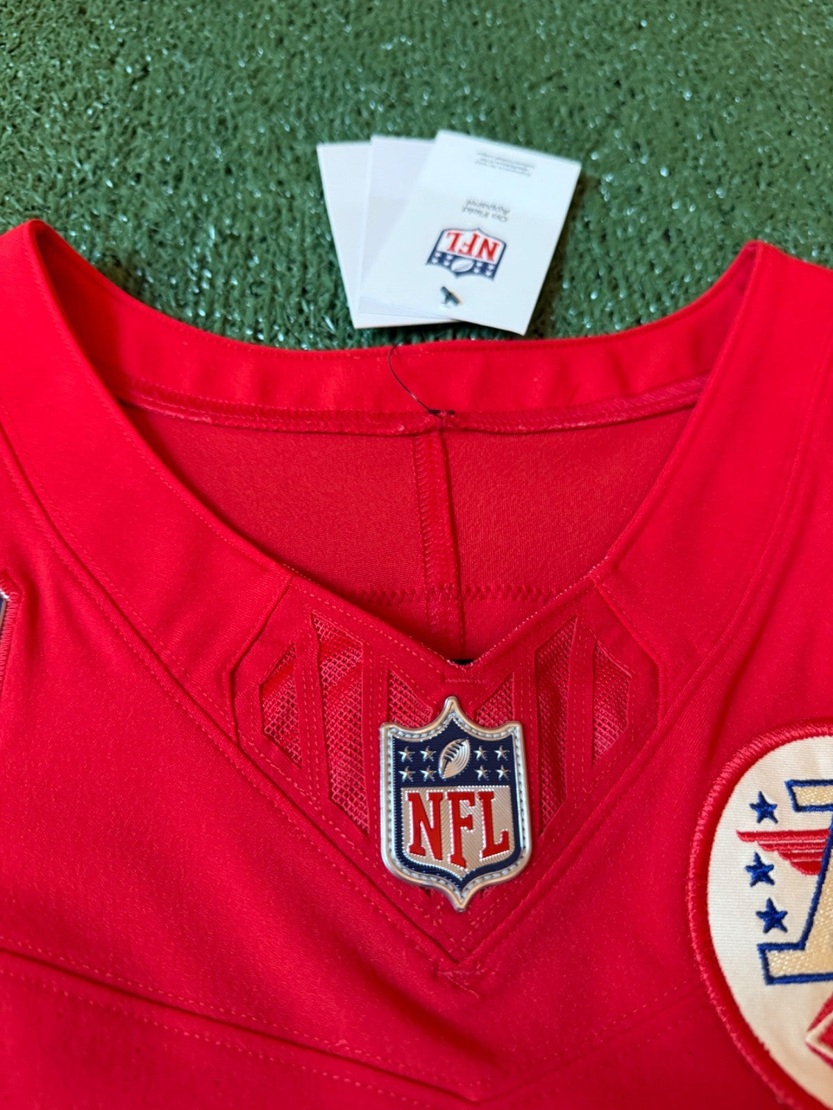 Chris Jones Kansas City Chiefs Jersey #95 Nike Vapor Fuse Elite Red Size 48 (XL) NFL