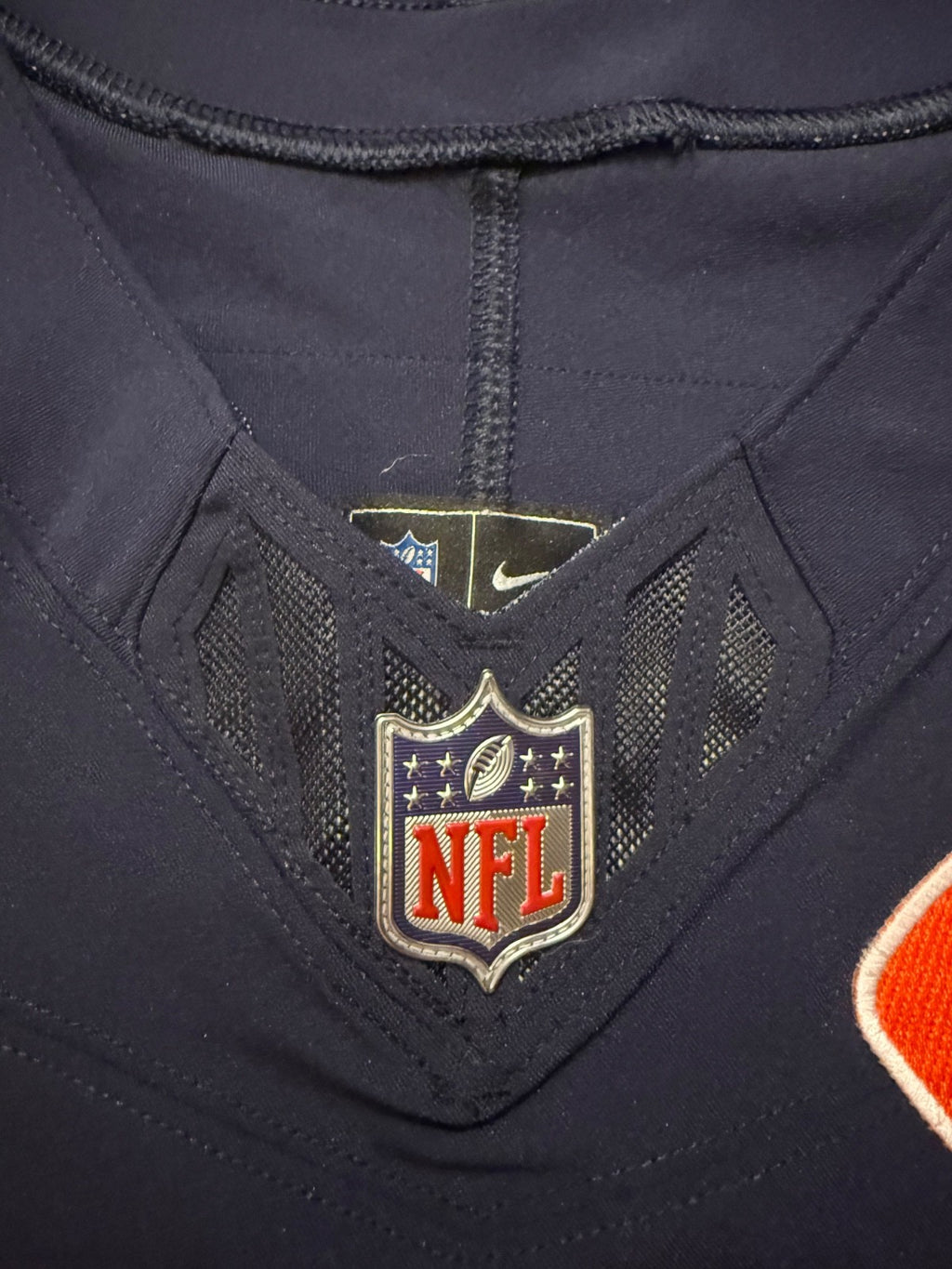Caleb Williams Chicago Bears Jersey #18 Nike Vapor FUSE Elite Navy Size 44 (Large) NFL
